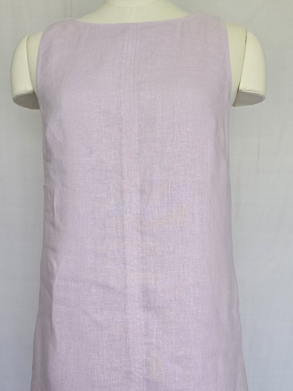 J.Crew Billie Linen Shift Dress NWT Size 8 Peppermint Ice Lavender Pink CU777